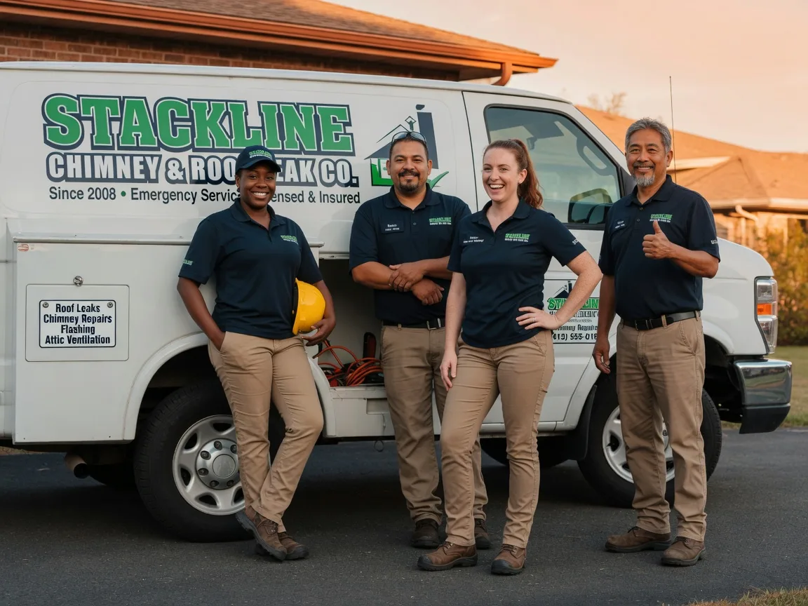 Chimney flashing repair company in Thompsonville, IL